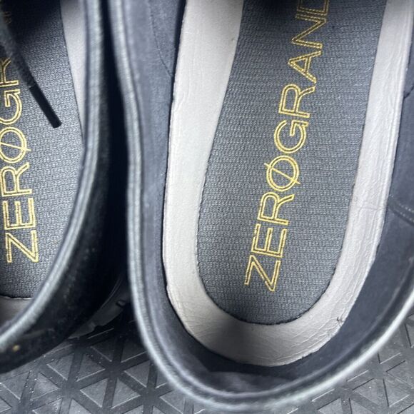 Cole Haan ZeroGrand Womens Size 10.5B Wingtip Oxfords Black Velvet Casual Shoes - Picture 6 of 10